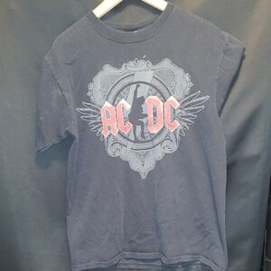 AC/DC CONCERT 2008/09 BAND TEE Anvil Black Ice SIZE LARGE